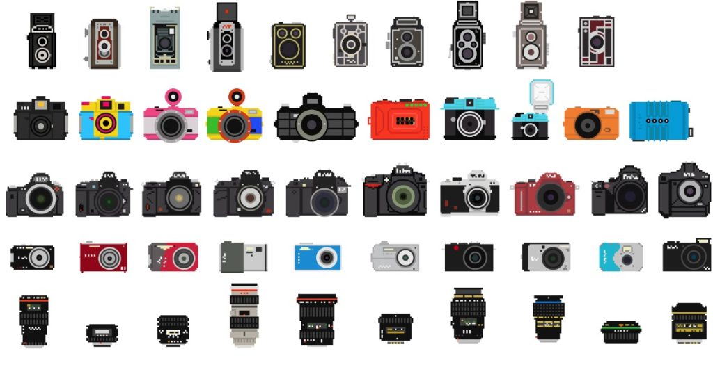 A evolução das câmeras obscuras às mirrorless