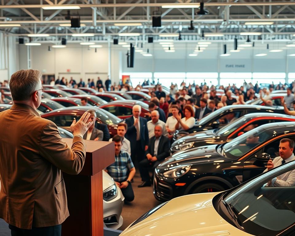 Como funciona um leilão de carros