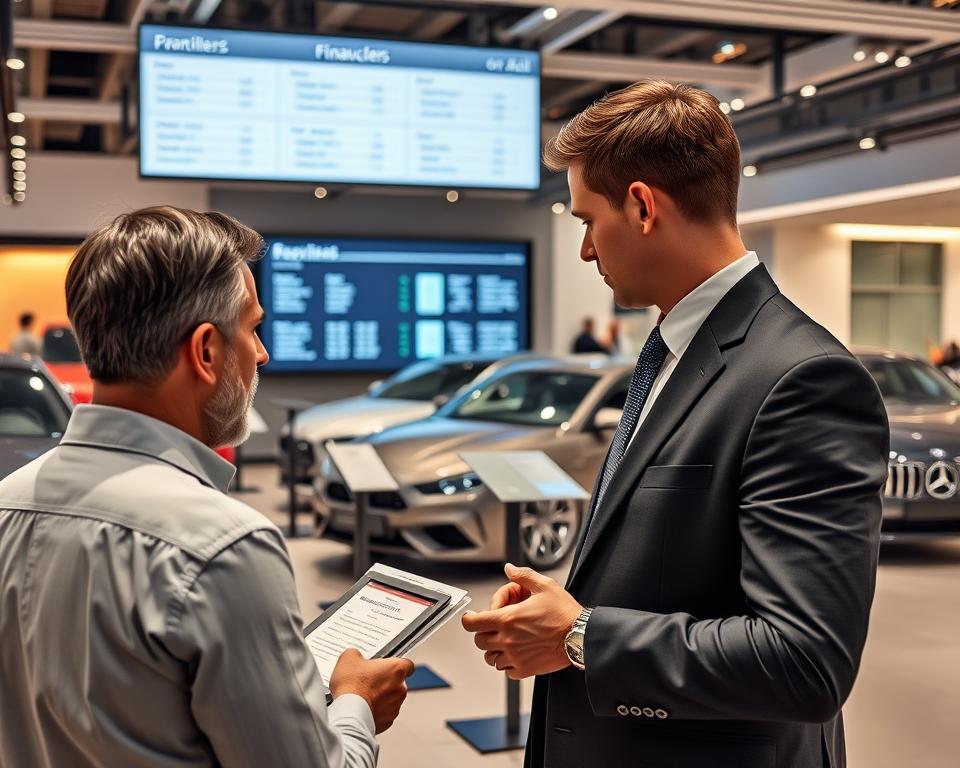Financiamento e pagamento em leilões de carros premium