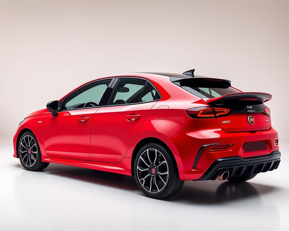 conectividade e infotainment do Fiat Fastback Abarth 2025