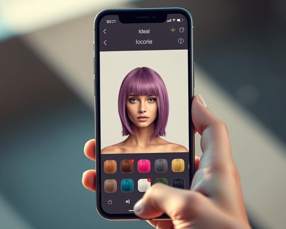 Aplicativo para mudar cor do cabelo