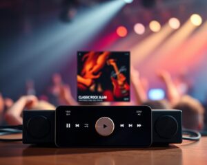 Aplicativo para escutar música rock