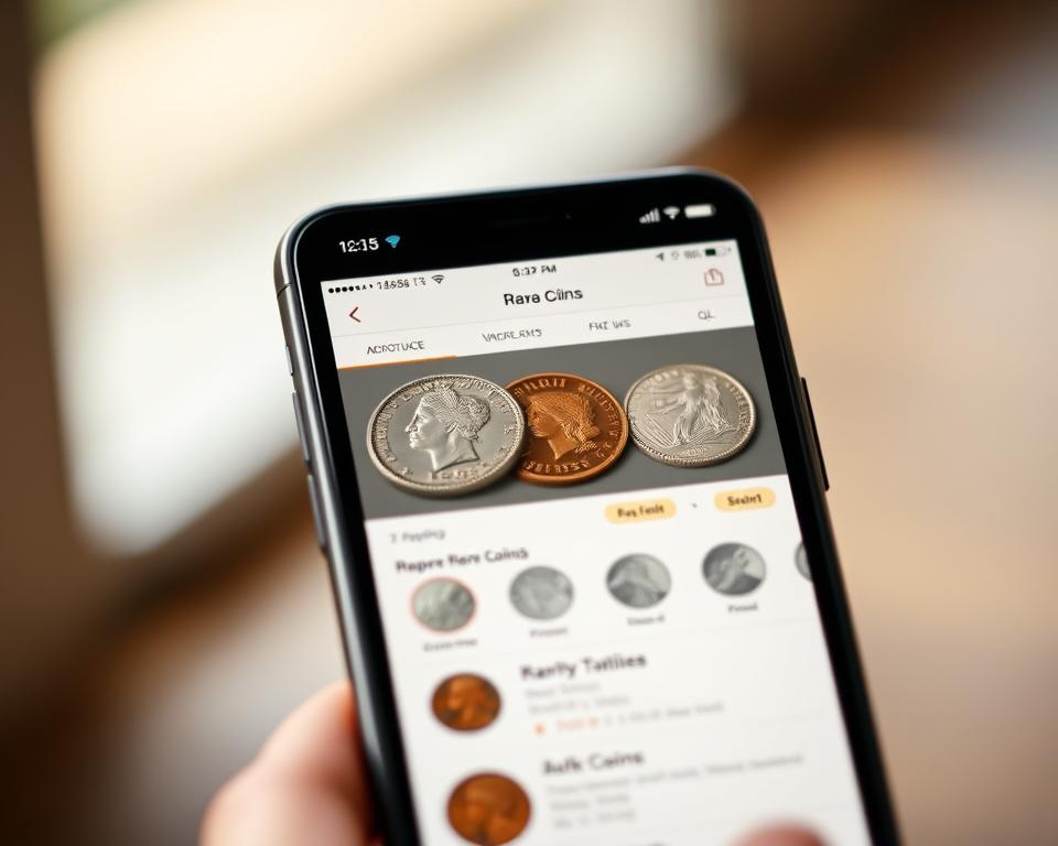 Aplicativo para identificar moedas raras (e verificar seu valor)