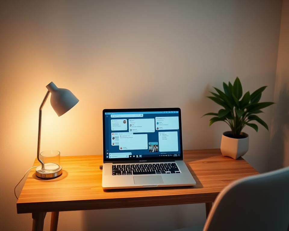 monitoramento de conversas on-line