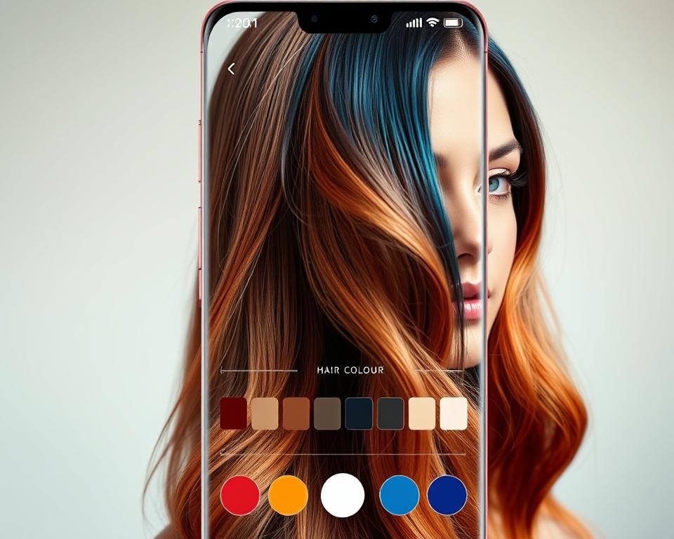 Aplicativo para mudar cor do cabelo