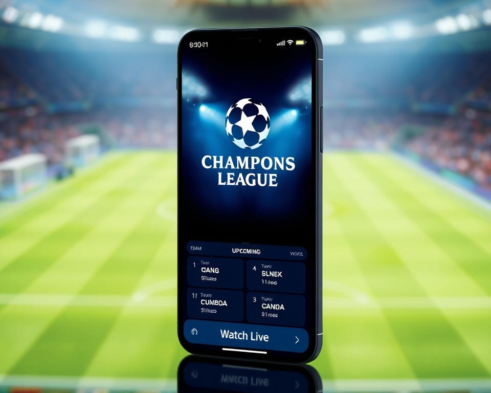 app para assistir jogos da Champions League