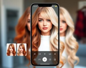 app para mudar cor de cabelo