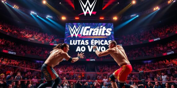 Veja WWE Ao Vivo e Replays Grátis das Lutas Mais Épicas!💥