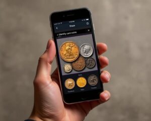 app para identificar moedas raras/antigas