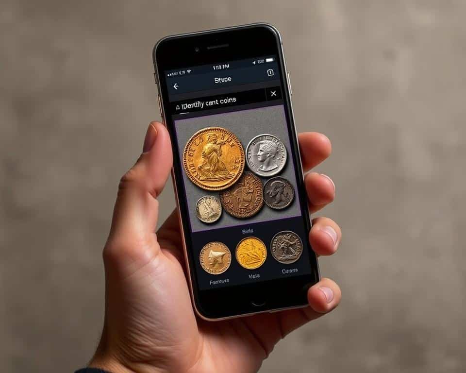 app para identificar moedas raras/antigas