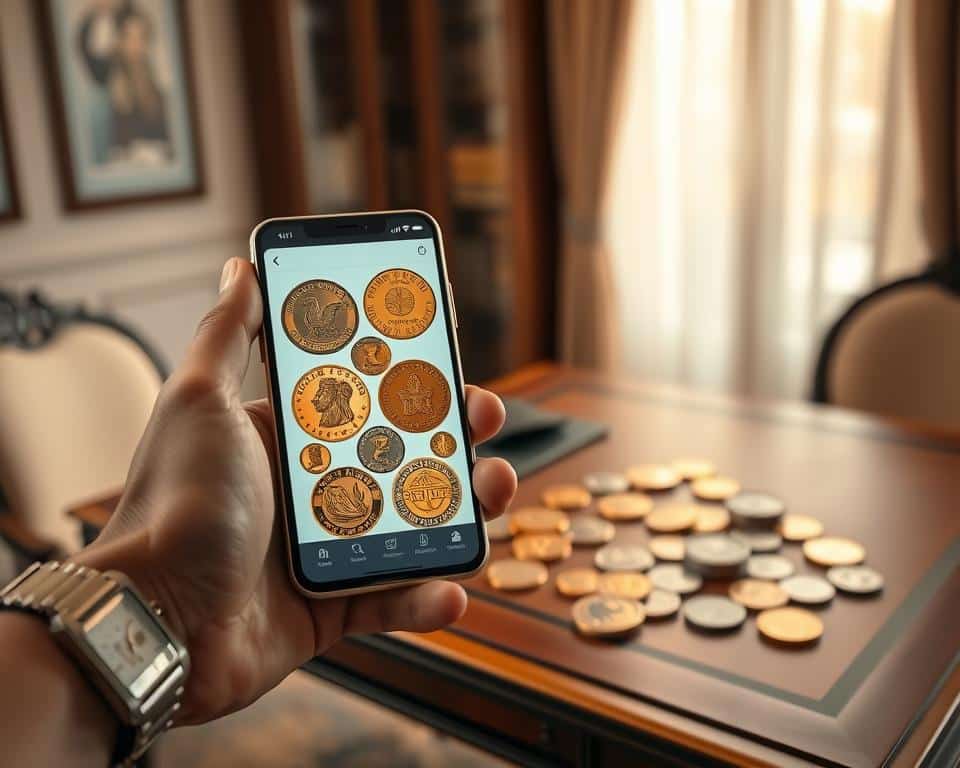 App que mostra suas moedas valiosas