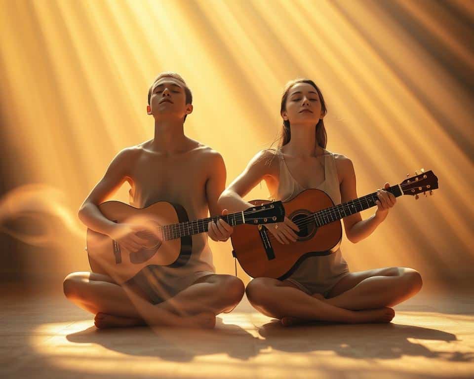 Conexão espiritual através da música