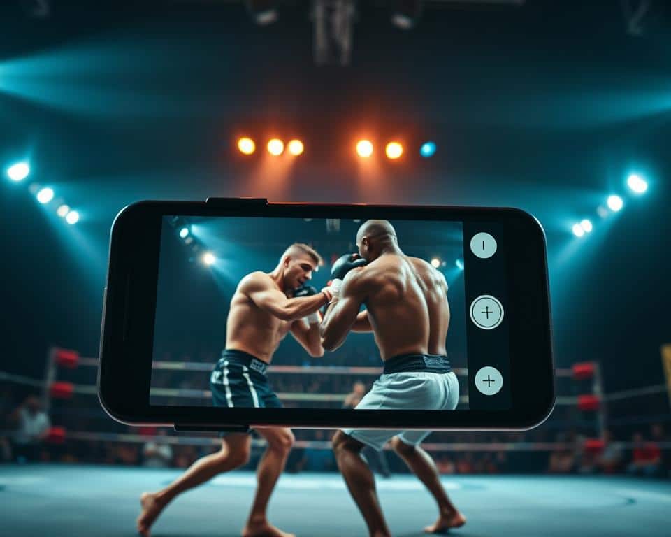 Veja luta livre ao vivo no seu celular