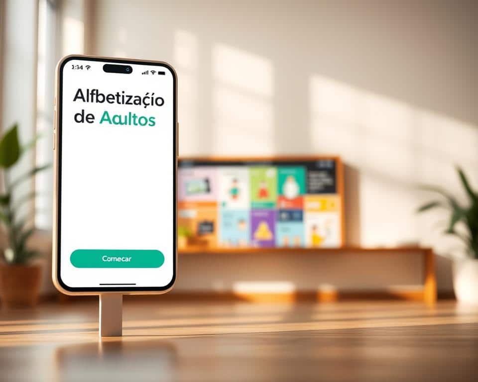 app para alfabetização de adultos