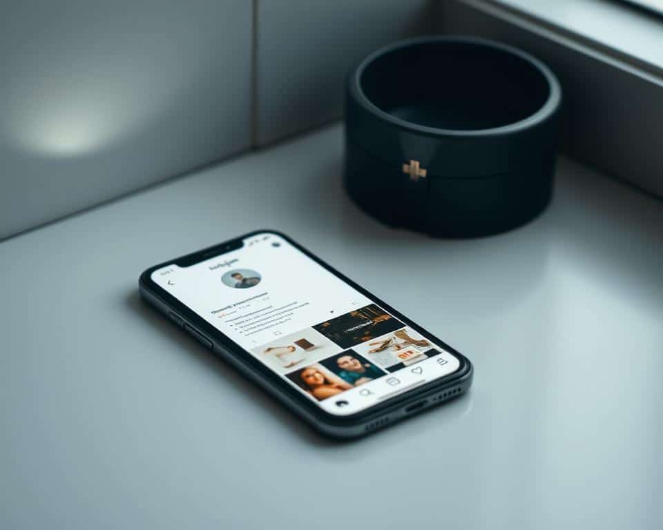 visitou perfil instagram