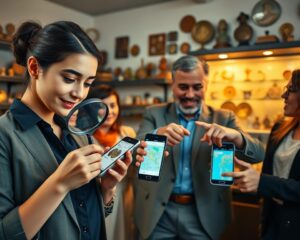 Descubra moedas valiosas com o app