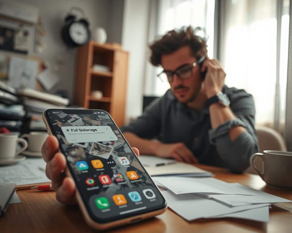 problemas de espaço e lentidão no celular