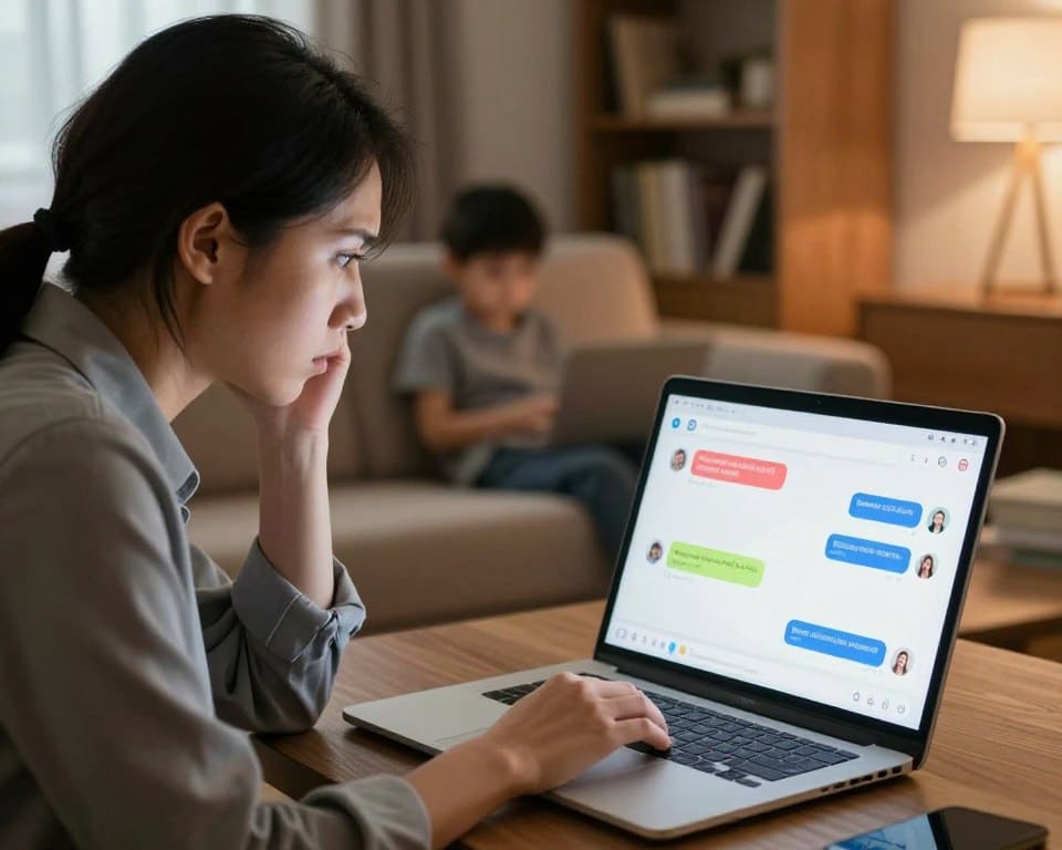 Controle parental para acompanhar chats