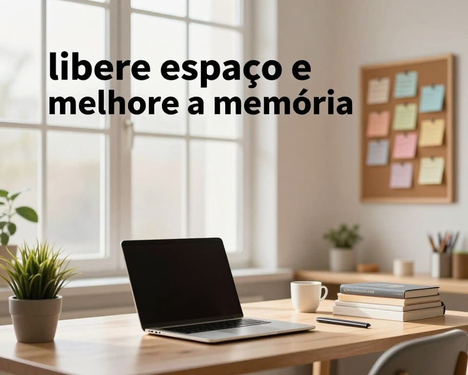 Libere espaço e melhore a memória