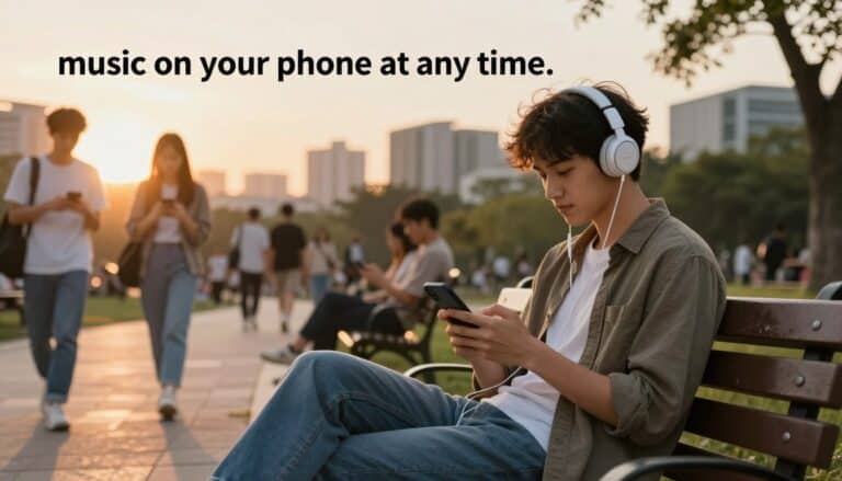 Música no celular a qualquer hora