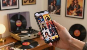 Rock retrô direto no celular