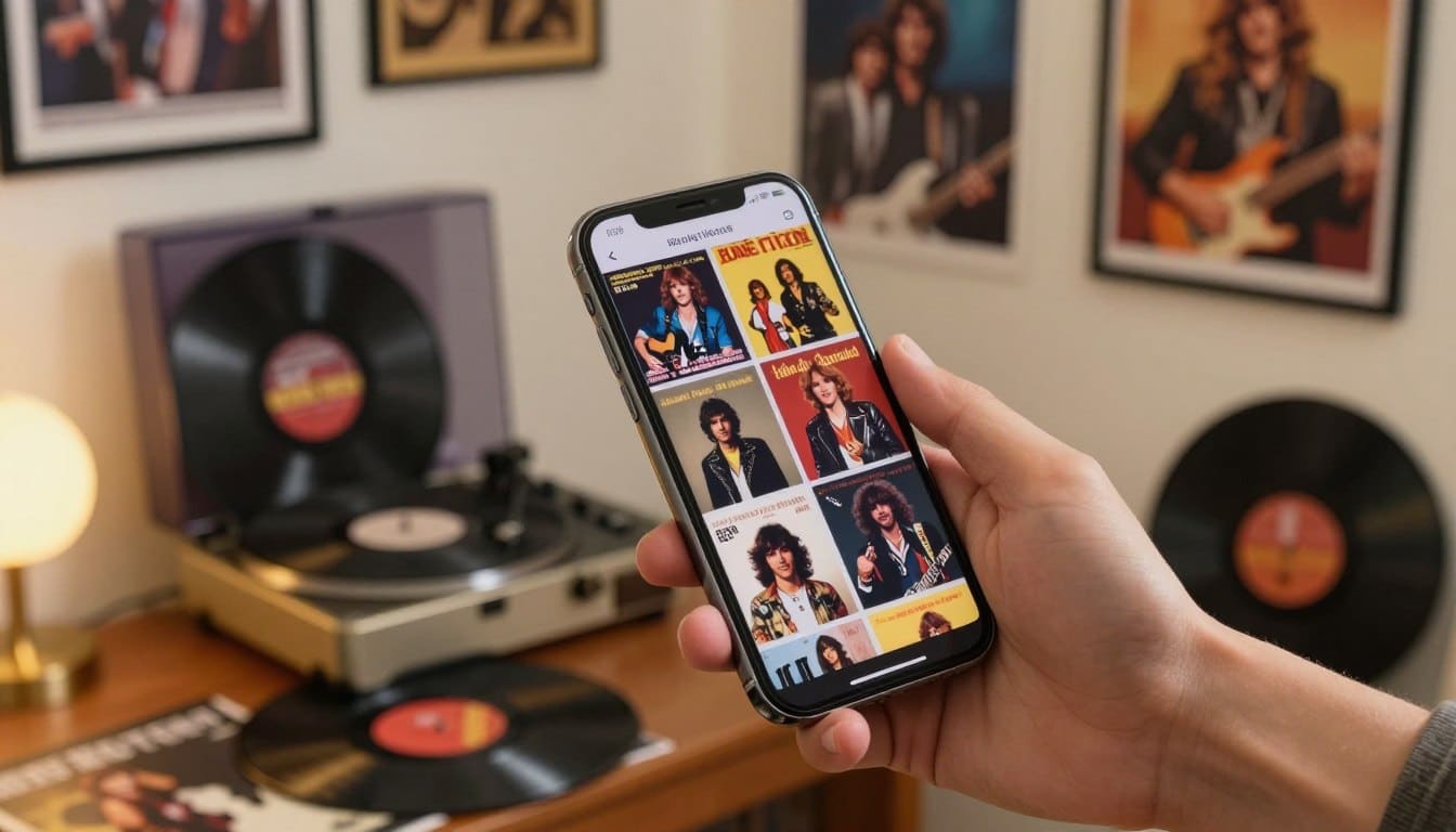 Rock retrô direto no celular