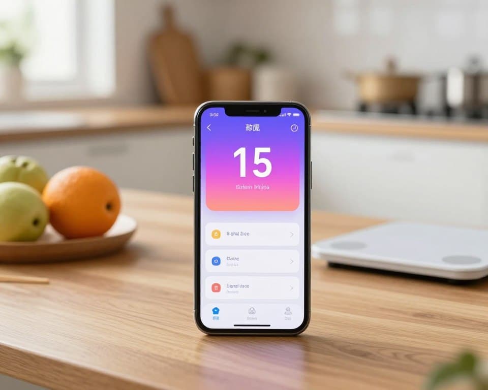 balança digital no celular