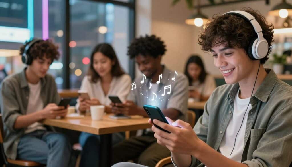 revolução da música no celular streaming