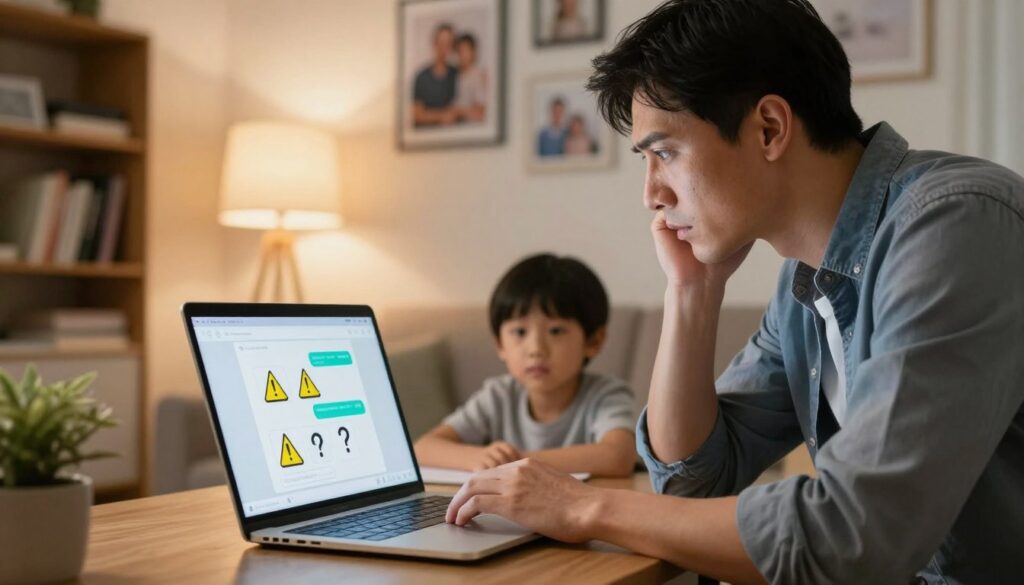 riscos em conversas online controle parental