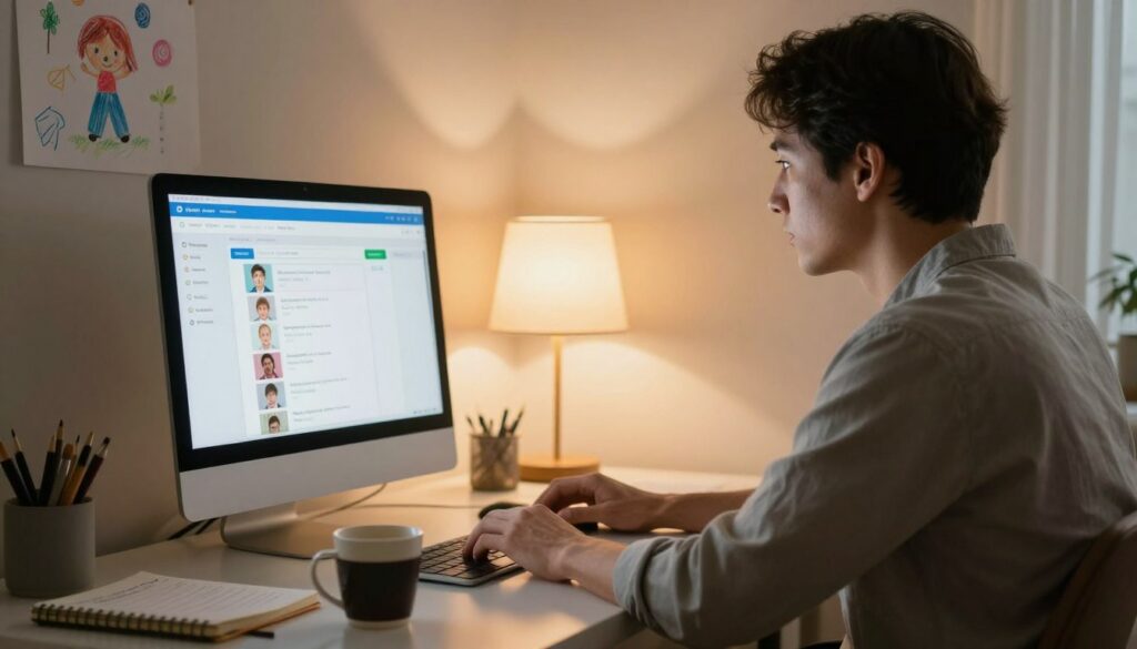 vigilância de mensagens para proteção infantil