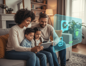 Controle parental: supervisão de conversas