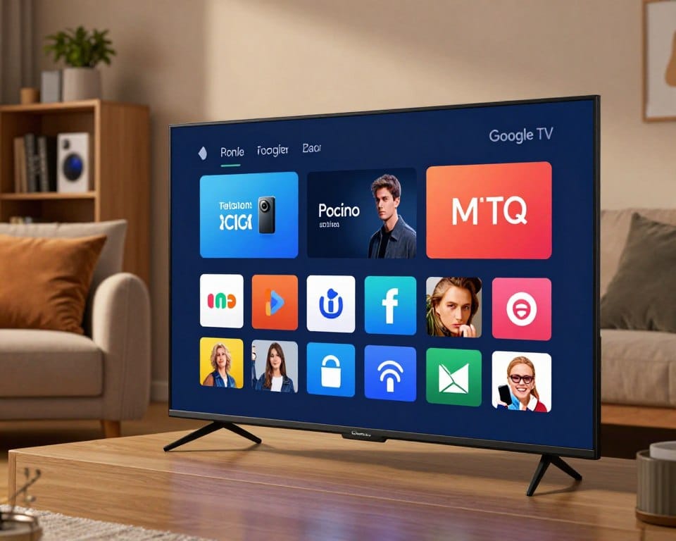 Google TV interface