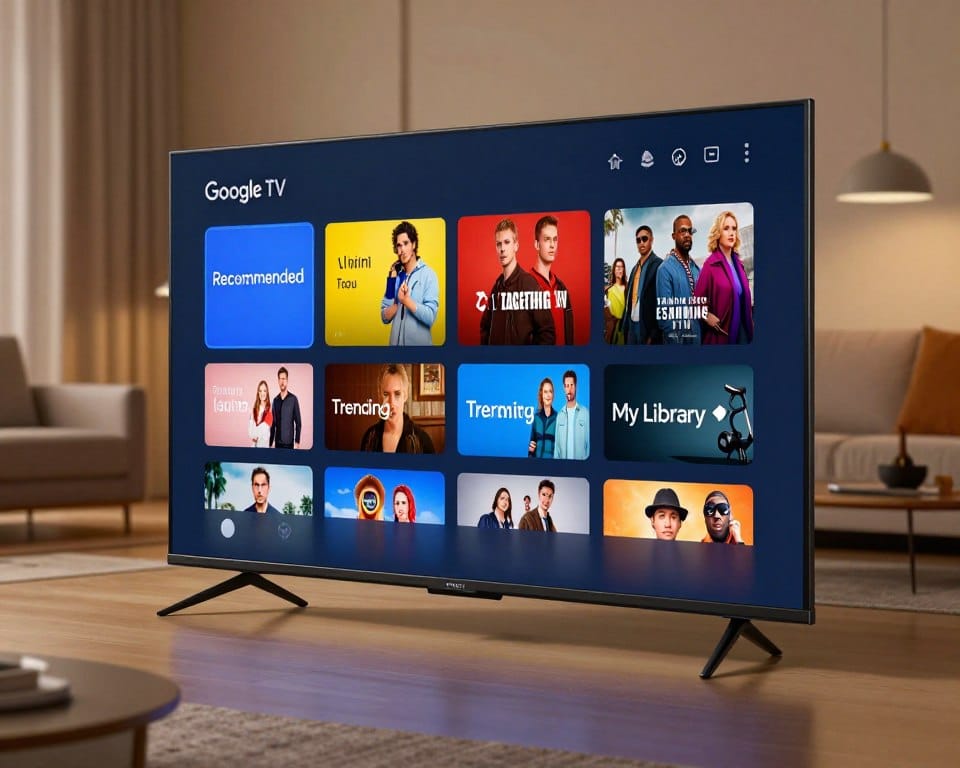 Google TV interface