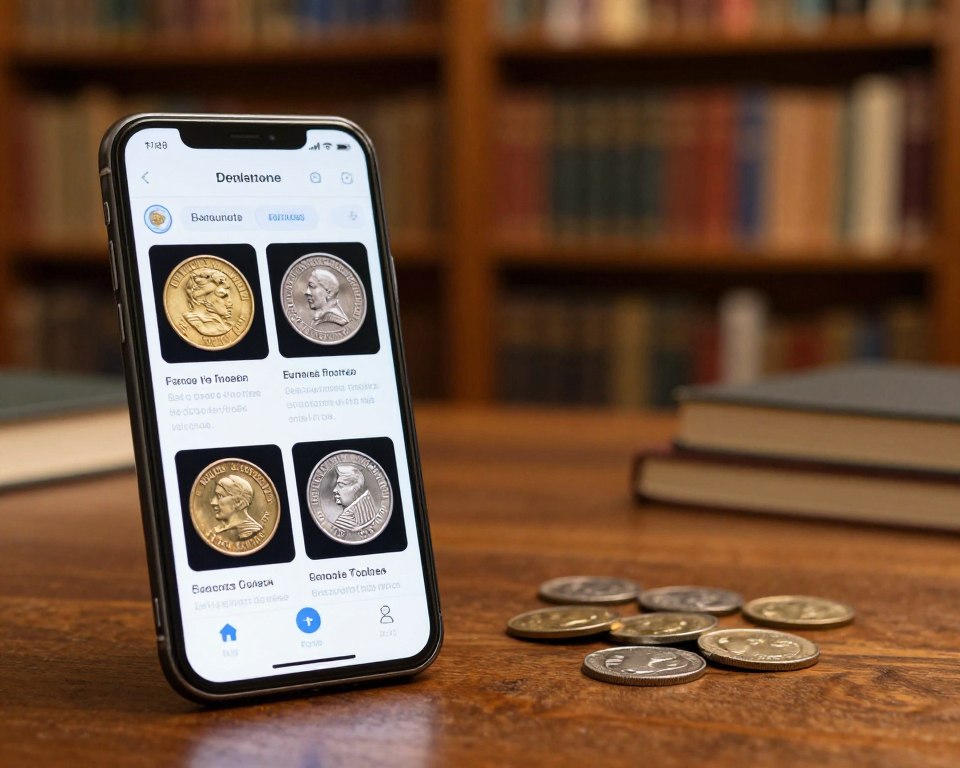 O app que identifica moedas raras