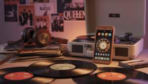 O som das décadas passadas no celular