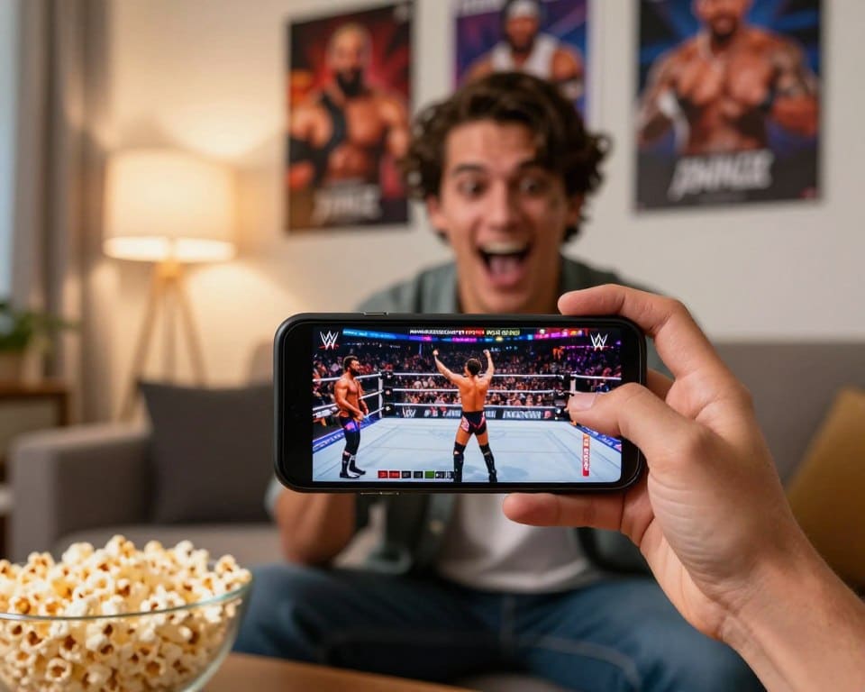 como assistir wwe no smartphone