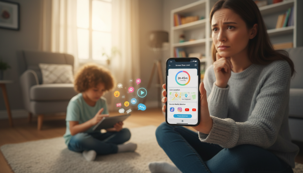 funcionalidades de apps de controle parental