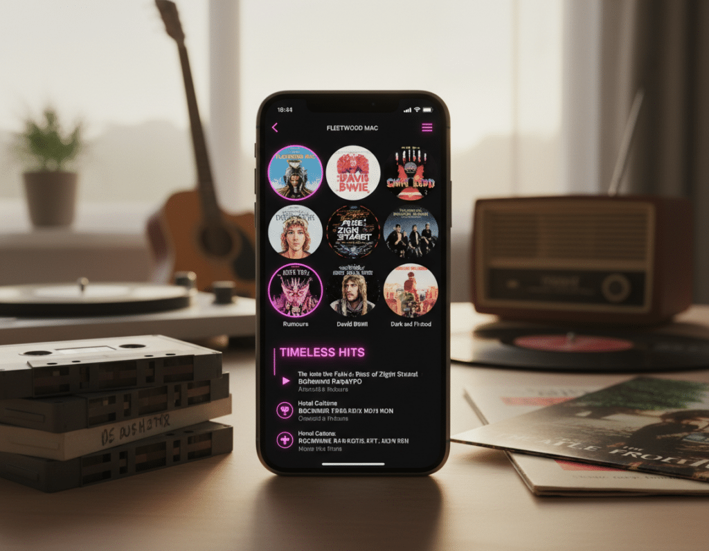 músicas nostálgicas no smartphone