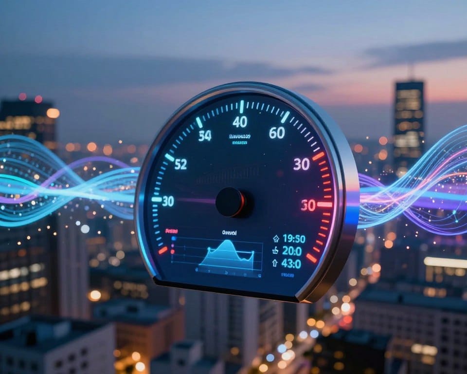 velocidade de conexão