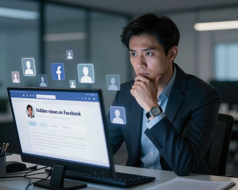 visualizações ocultas no facebook