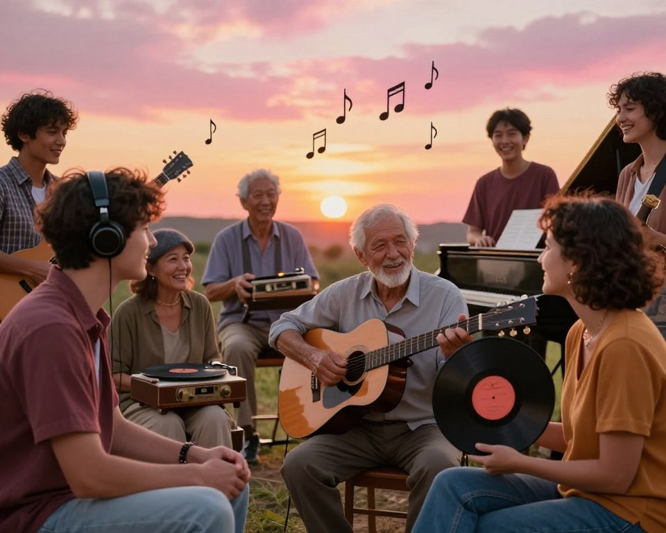 A nostalgia da música conectando diferentes gerações