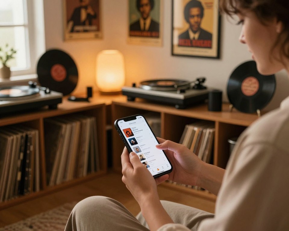 Explorando aplicativo para músicas antigas