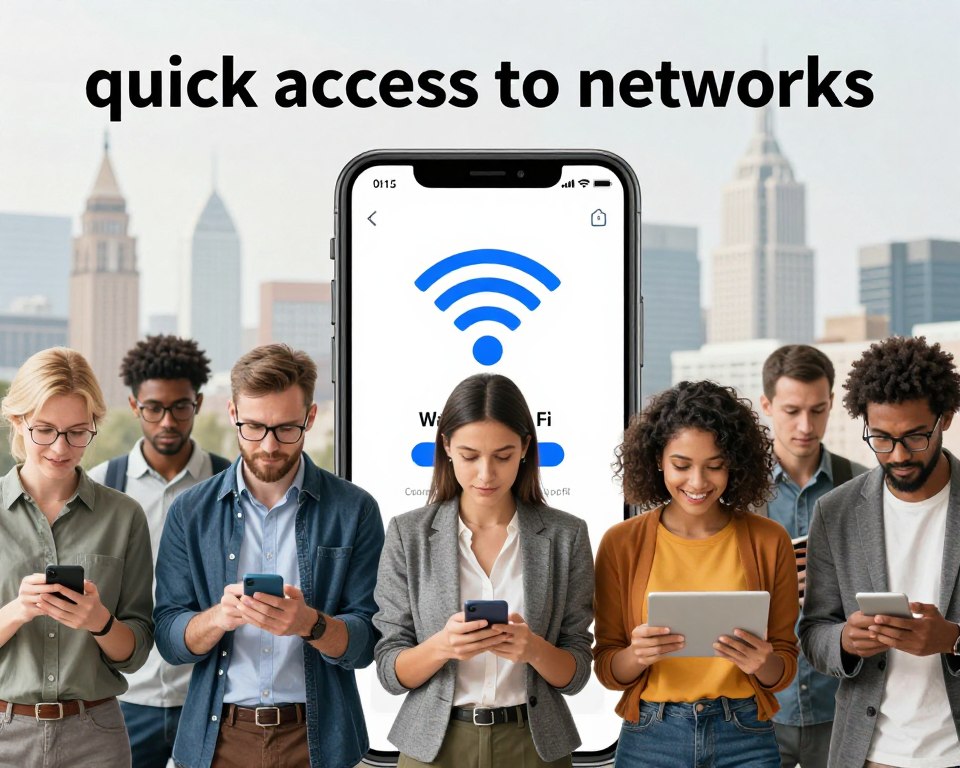 acesso rápido às redes