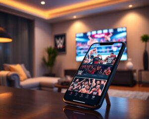 app para assistir wwe