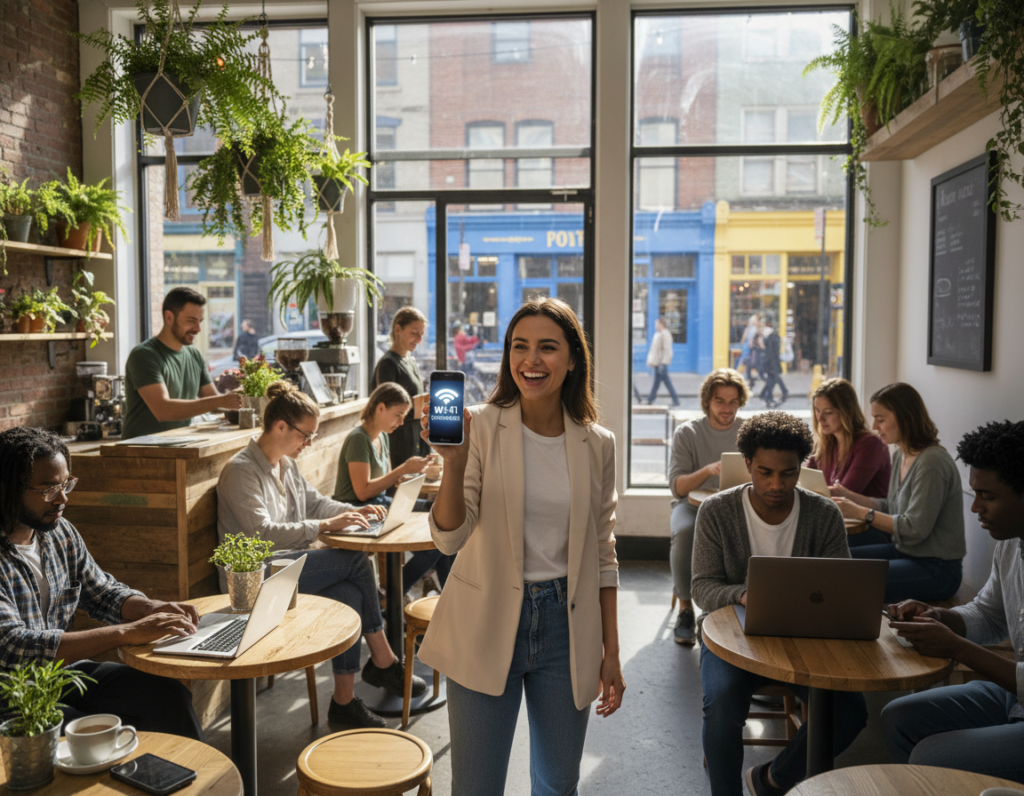 encontre wi-fi grátis perto de você