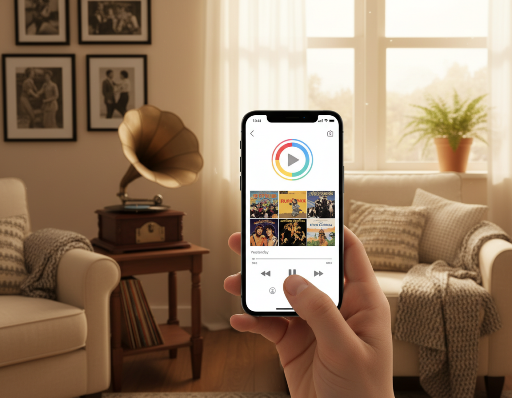 ouvir sucessos antigos no celular