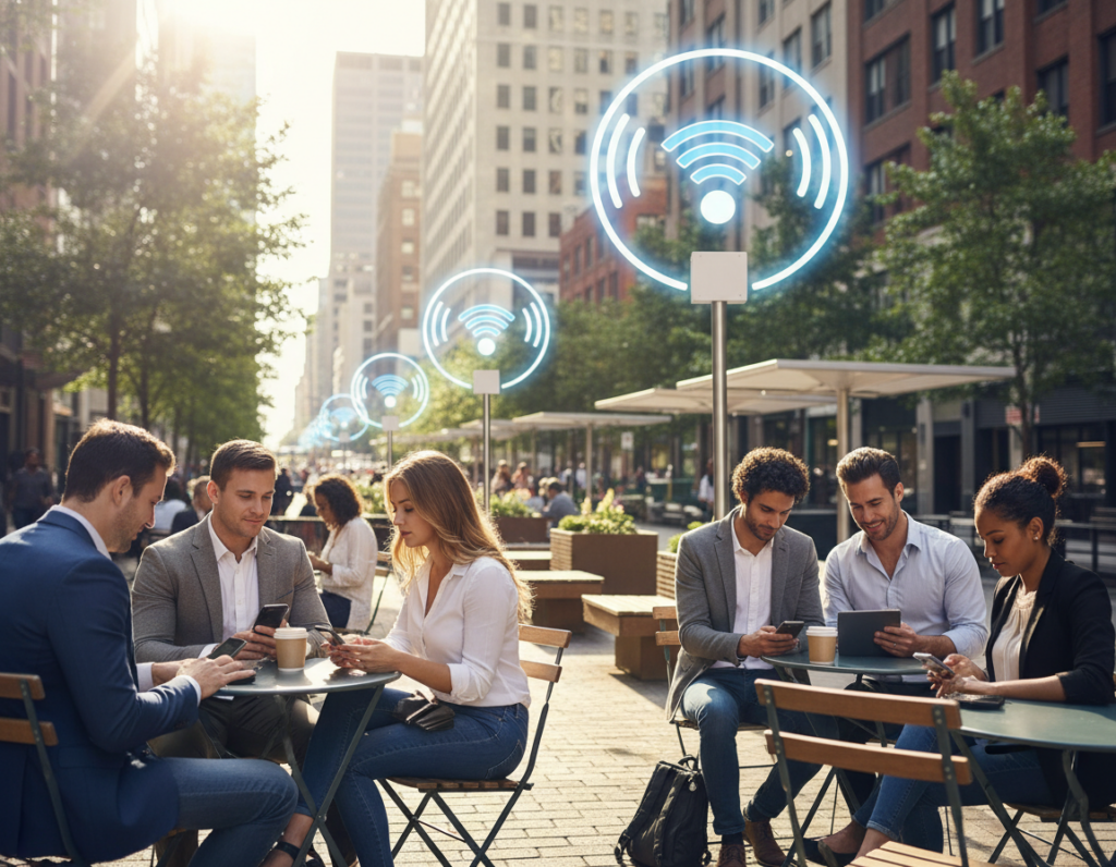 pontos de wi-fi gratuitos