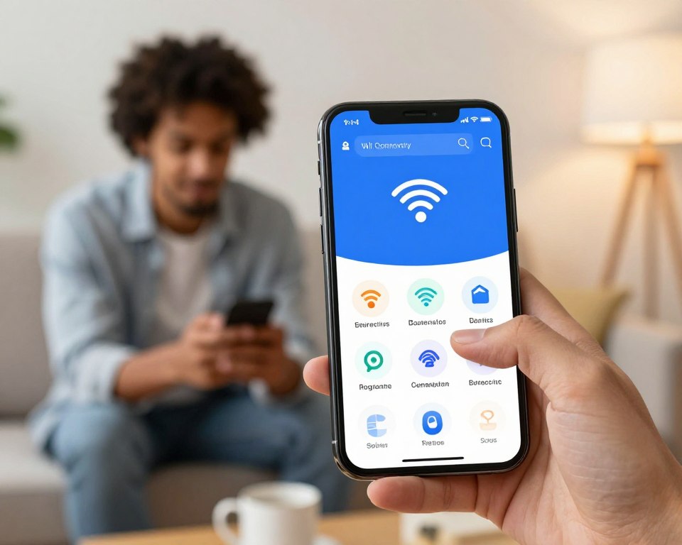 visão geral aplicativo wifi