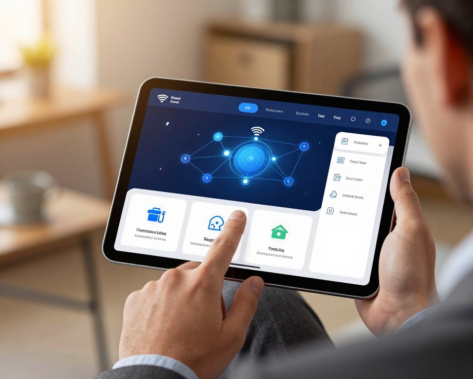 visão geral do aplicativo de conexão wifi
