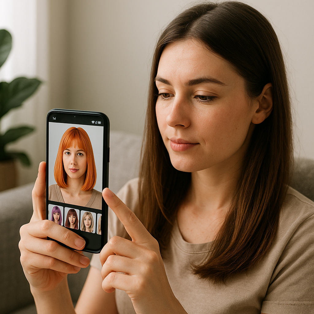 Apps Para Experimentar Cores e Cortes Cabelo